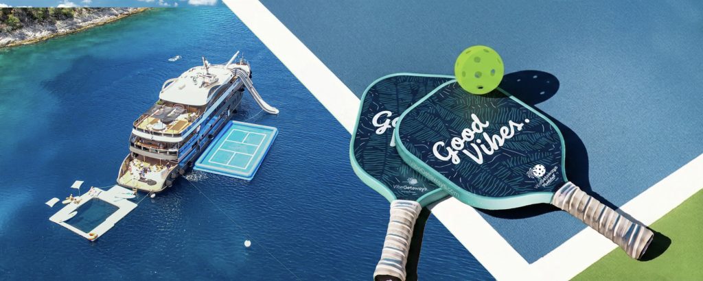 Croatia Cruiser Yacht Blow Up Pickleball Experience