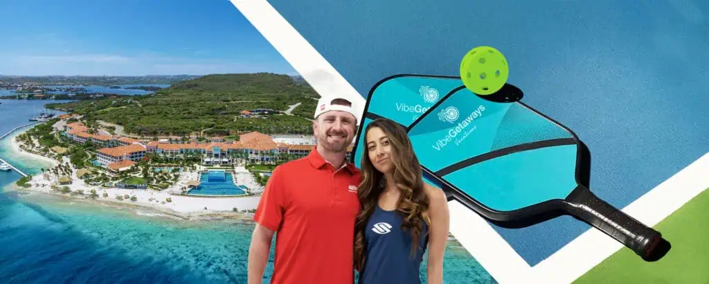 All Things Pickleball Getaway with Danea and Barrett to Sandals Royal Curacao.
