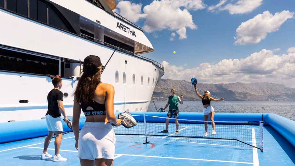 Croatia Yacht Pickleball Getaway Pickleball Court